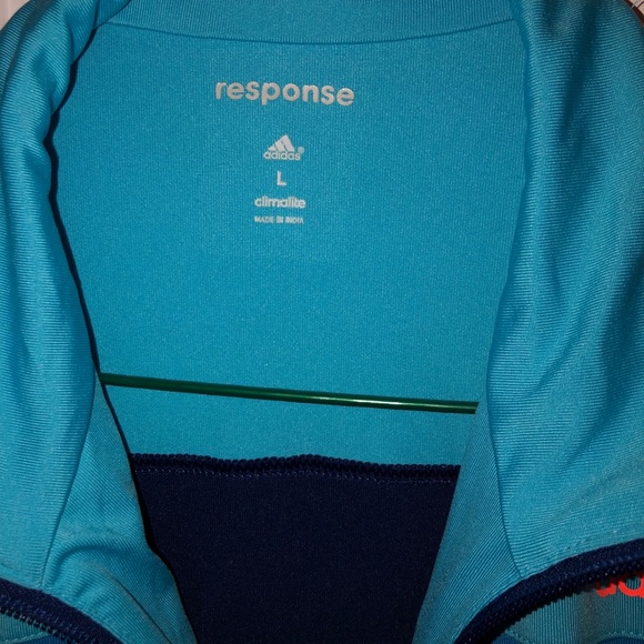 57. Adidas sport jacket with bright orange detailing - Picture 4 of 5